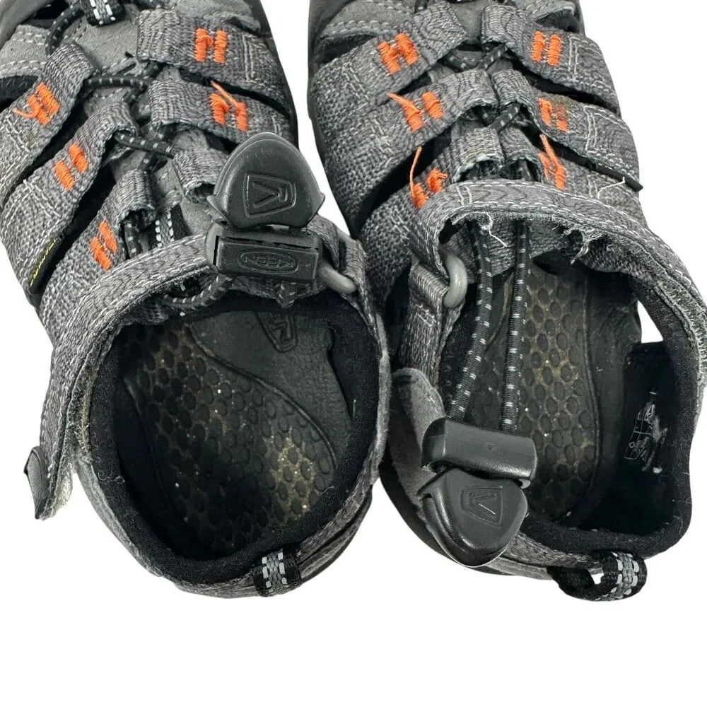 Keen Boys Kids Unisex Orange and Grey Closed Toe Water Shoes Size‎ 10